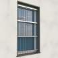 Preview: Fenstergitter abnehmbar 40x40mm / Höhe 1600 - 2299mm / 4 Gurte